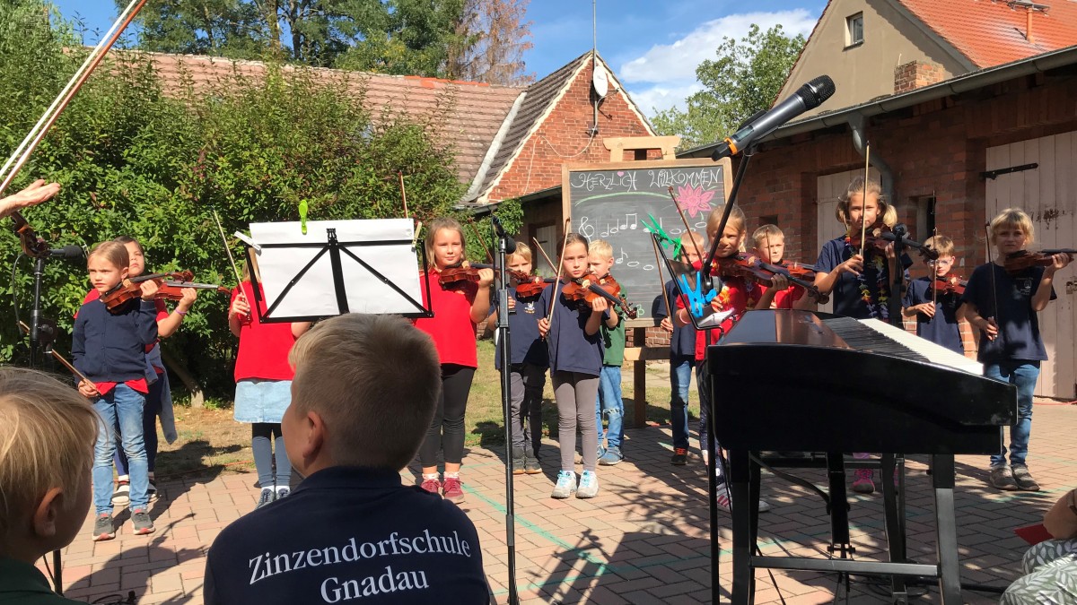 Violinspiel der Zinzendorfschule Gnadau
