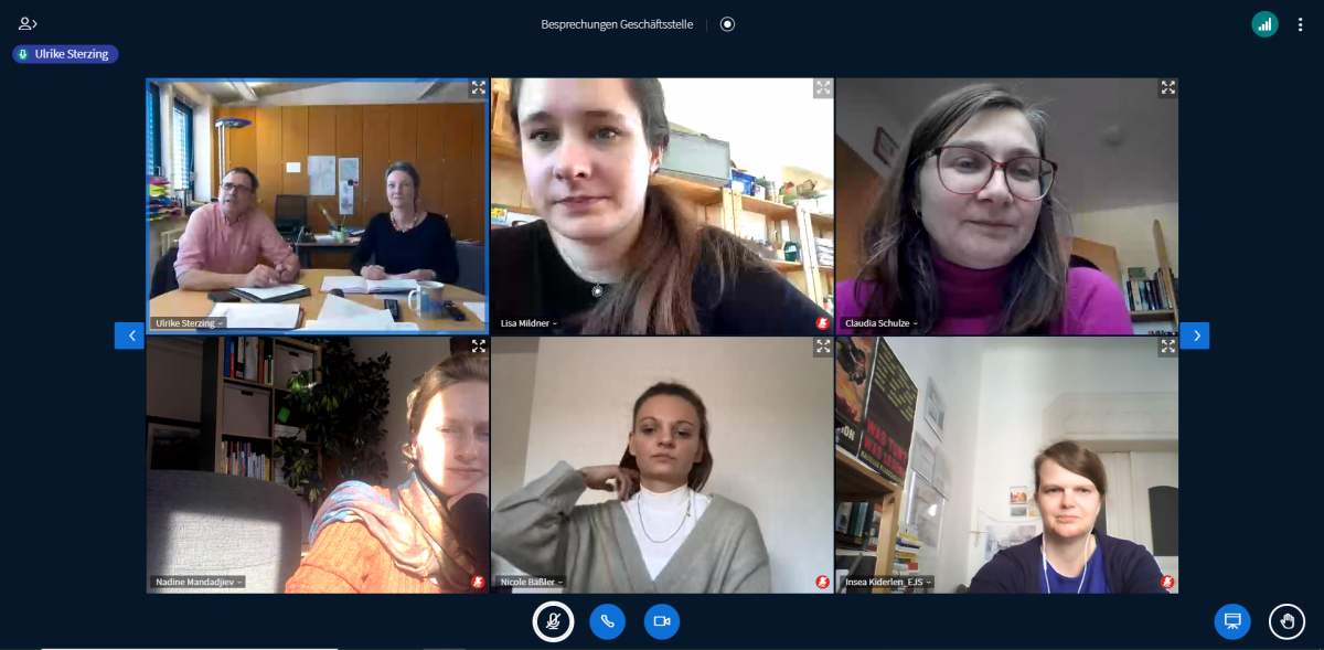 Screenshot digitales Treffen Referendarinnen 2